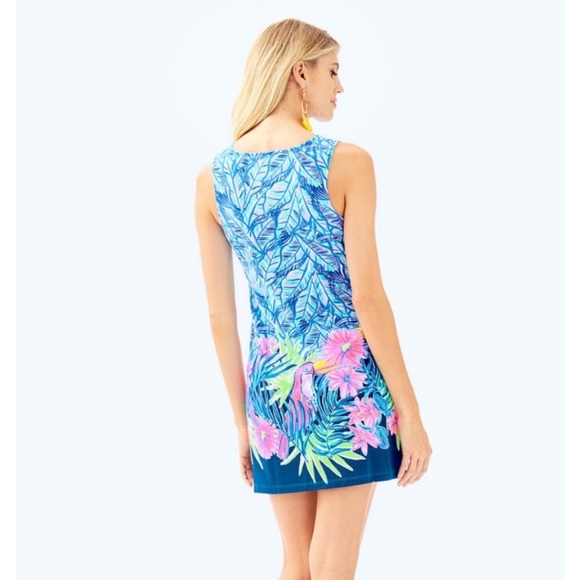 Lilly Pulitzer Harper dress tropical print shift Size small - Picture 3 of 8